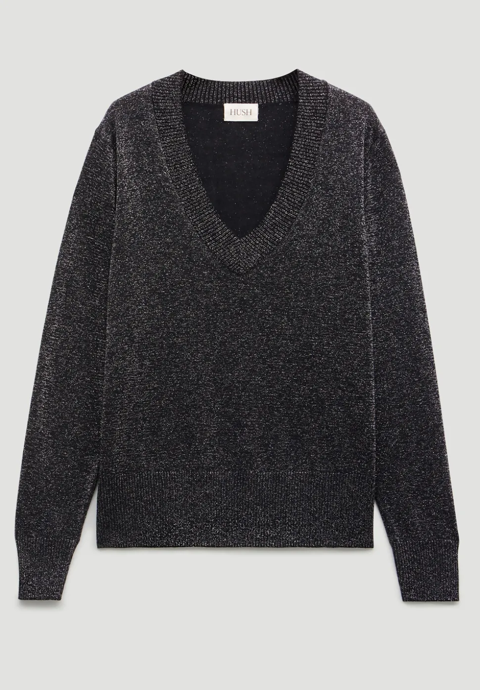 Gracey V Neck Metallic Jumper