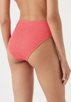 Harper High Waisted Crinkle Bikini Bottoms