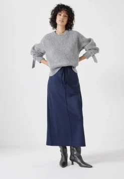 Harrison Pintuck Jersey Skirt