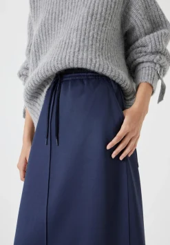 Harrison Pintuck Jersey Skirt