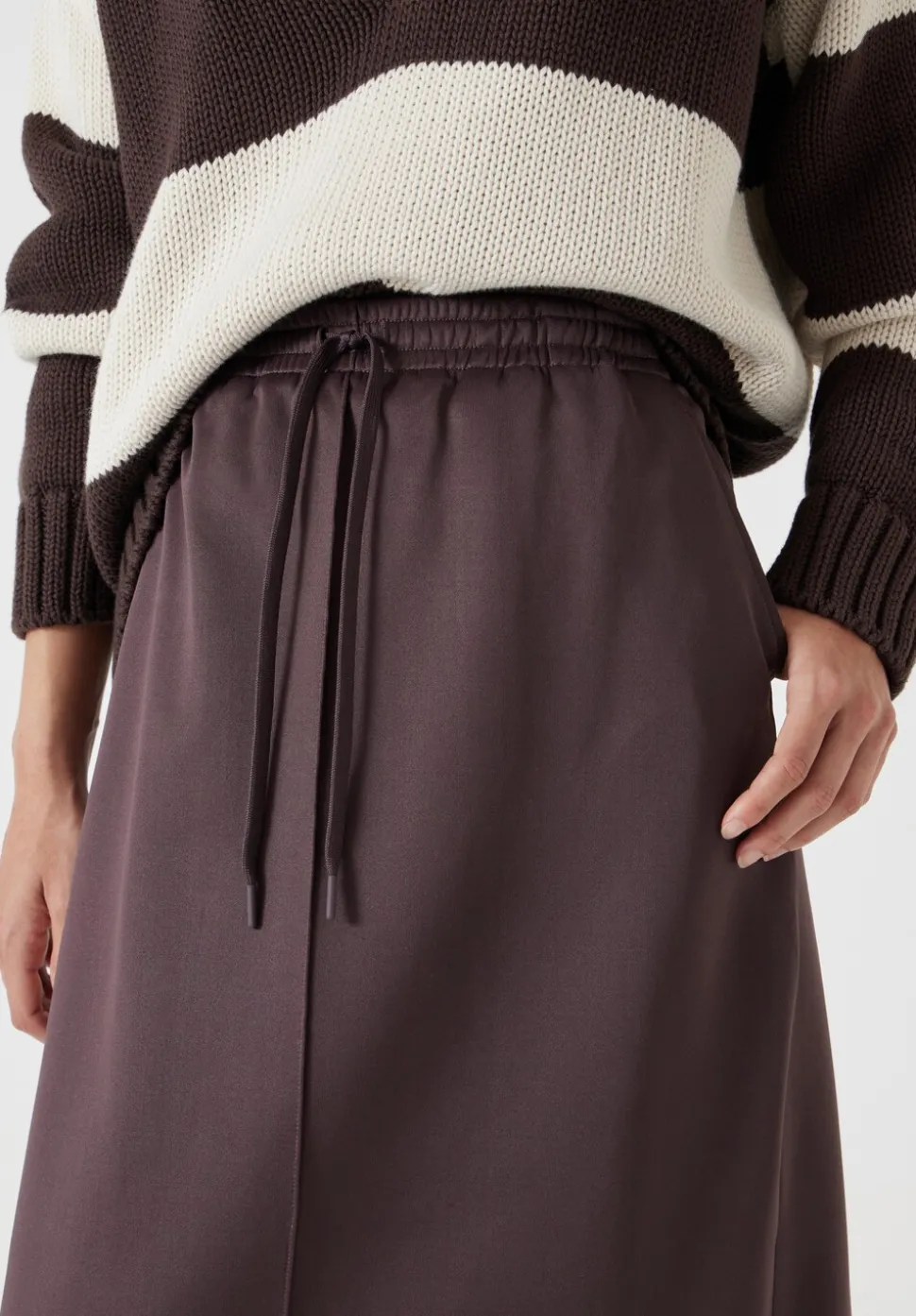 Harrison Pintuck Jersey Skirt