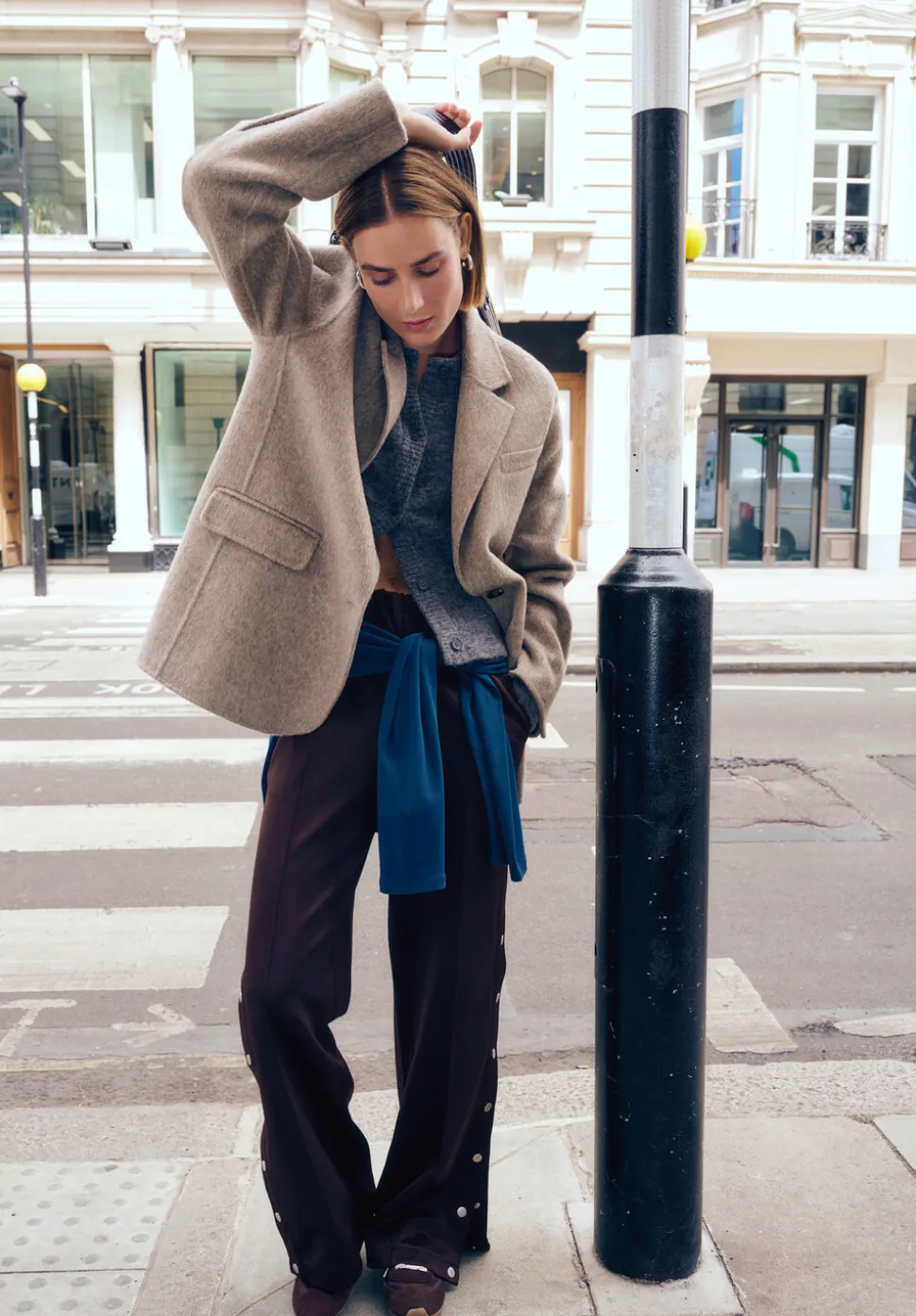 Harrison Popper Straight Leg Trouser
