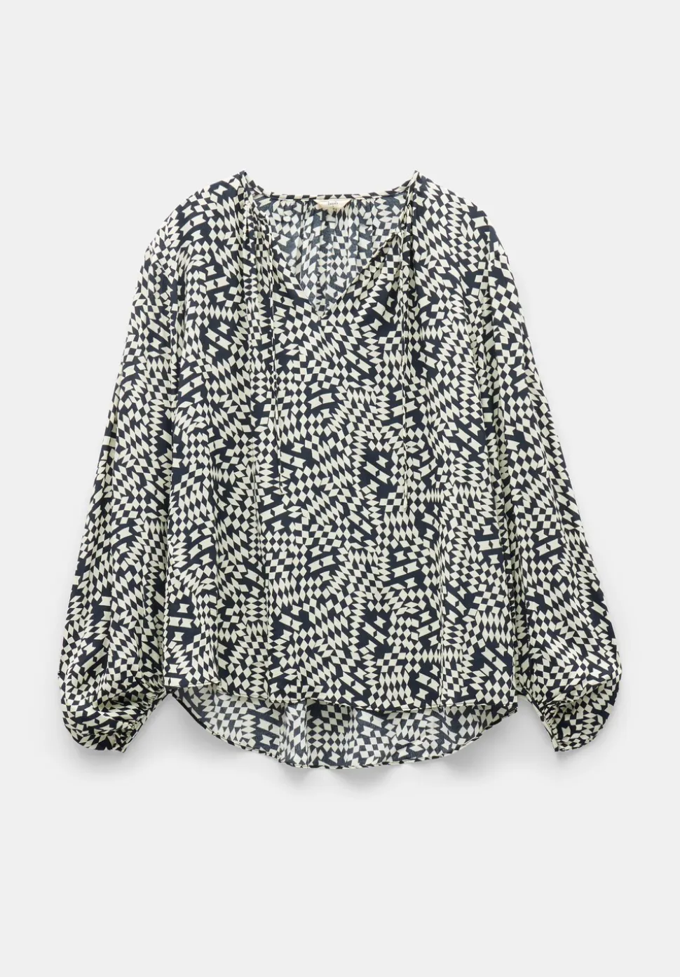 Hartley Gathered Sleeve Printed Top