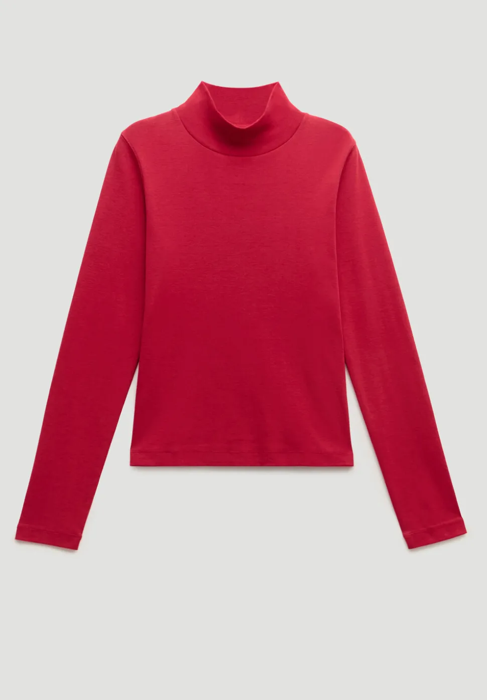 High Neck Midweight Jersey Top