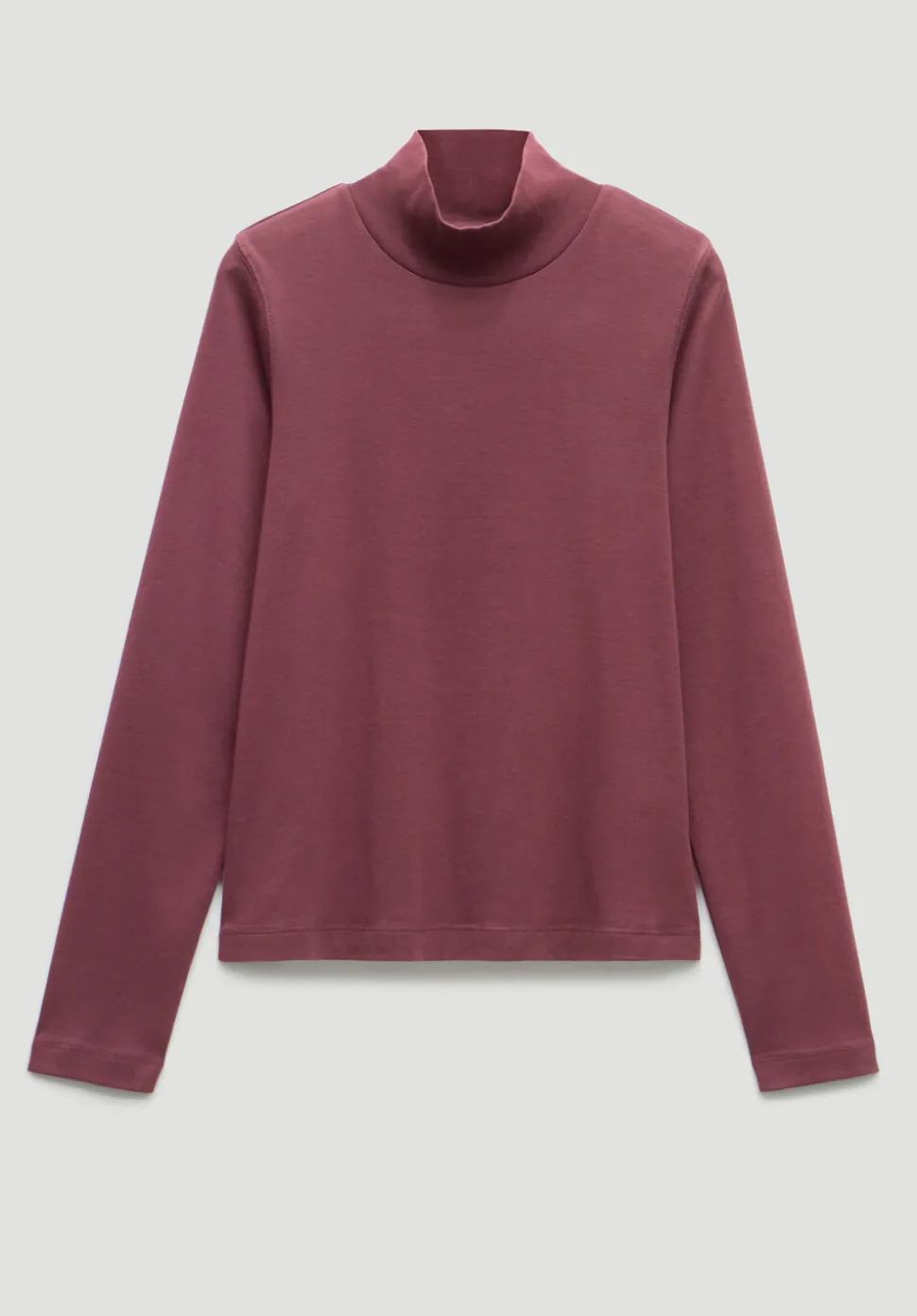 High Neck Midweight Jersey Top