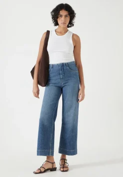 High Neck Ribbed Vest