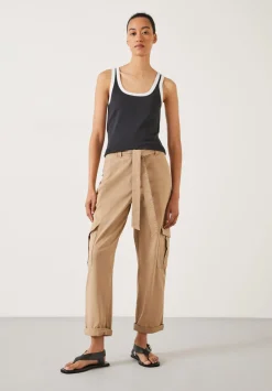 High Waist Belted Trousers