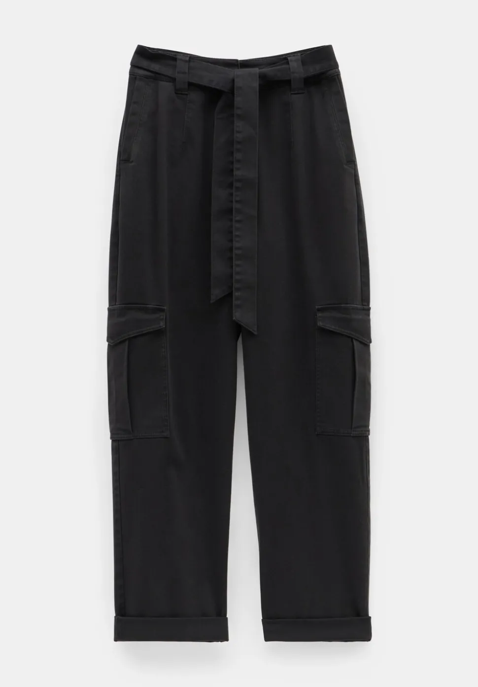 High Waist Belted Trousers