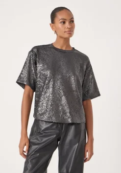 Holly Matte Sequin T-Shirt