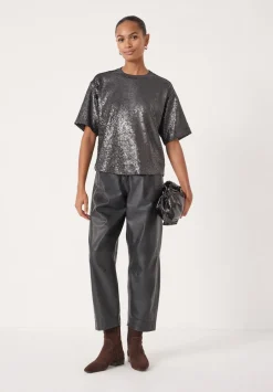 Holly Matte Sequin T-Shirt