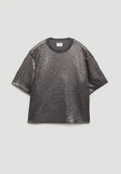 Holly Matte Sequin T-Shirt