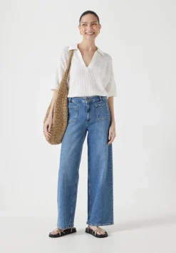 Interest Stitch Collar Top