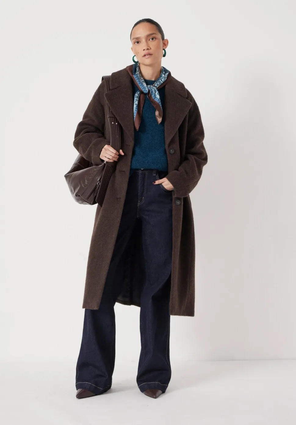 Italian Wool Cocoon Coat