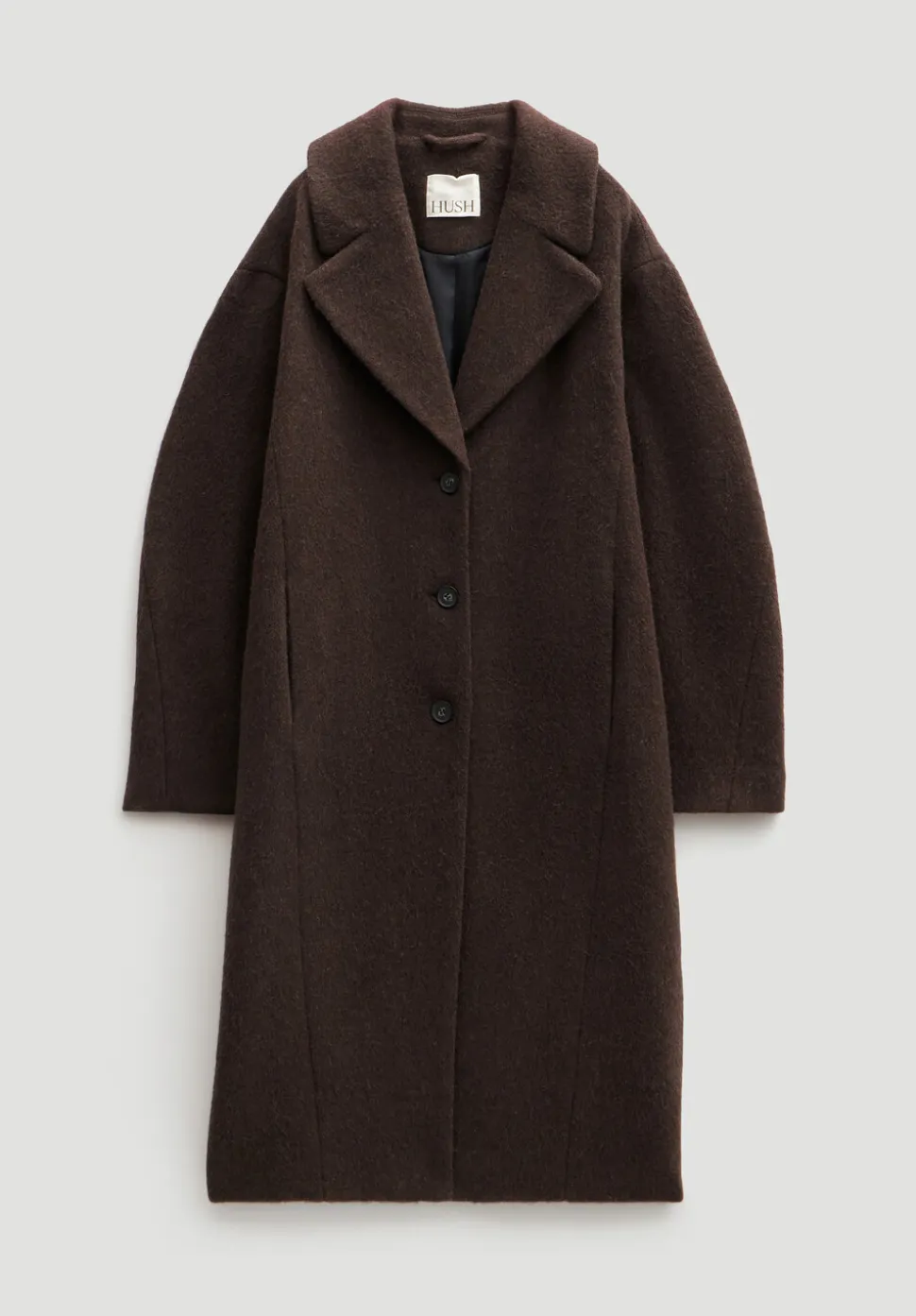 Italian Wool Cocoon Coat