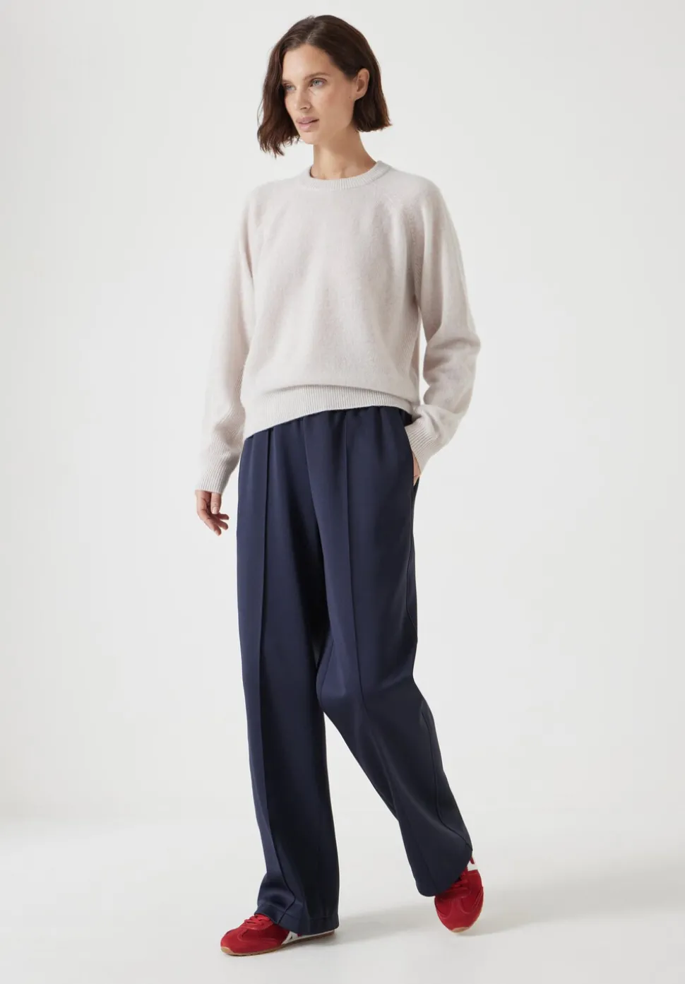 Jasmine Cashmere Rib Detail Jumper