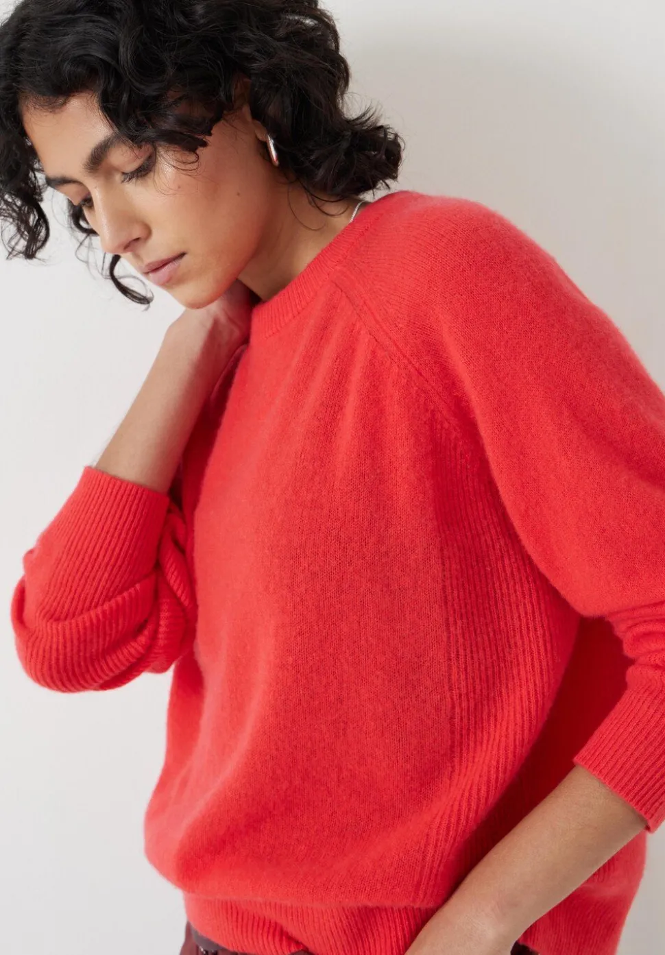 Jasmine Cashmere Rib Detail Jumper