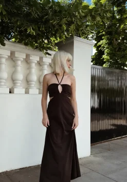 Jemma Cotton Jersey Cut-out Dress