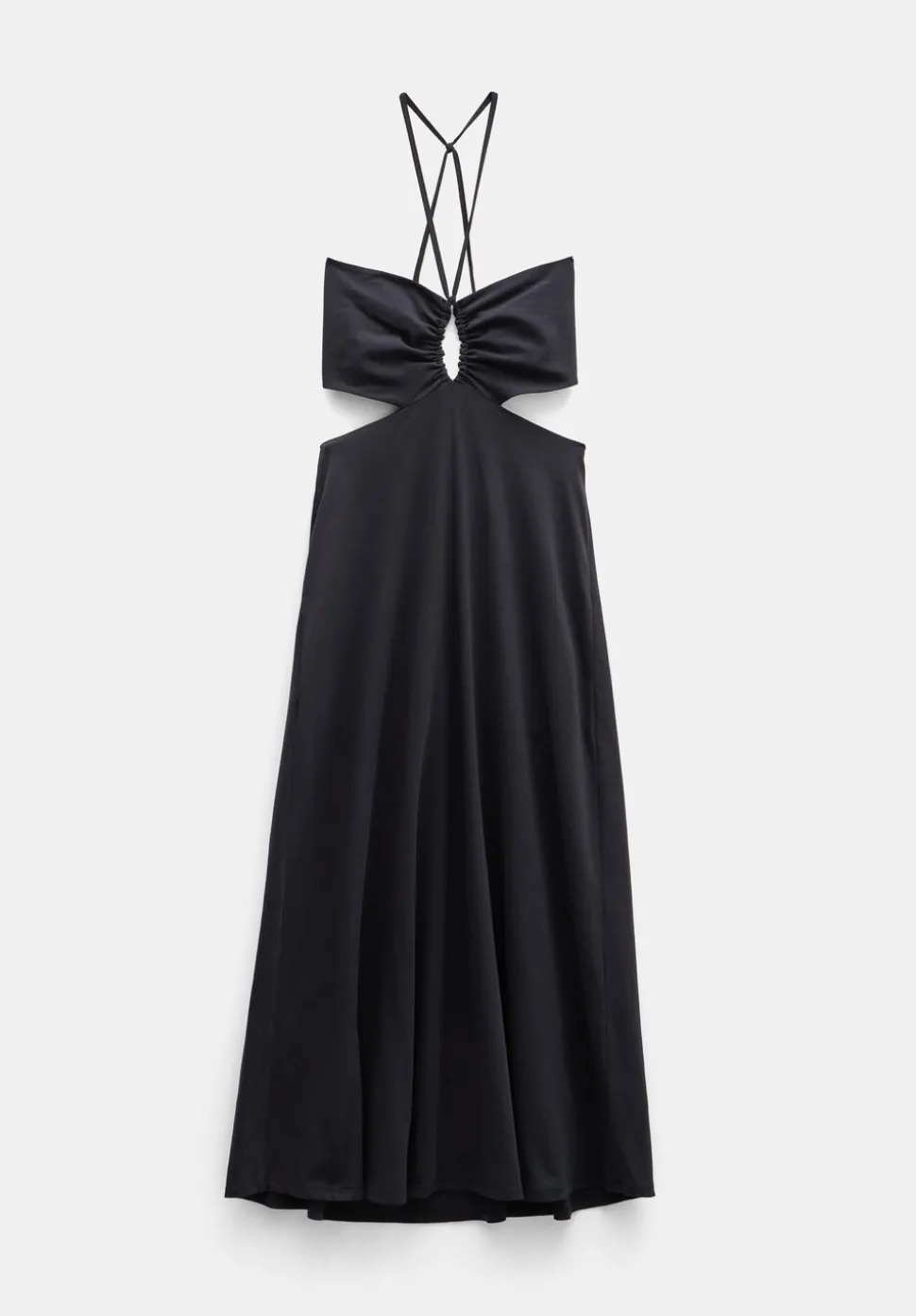 Jemma Cotton Jersey Cut-out Dress