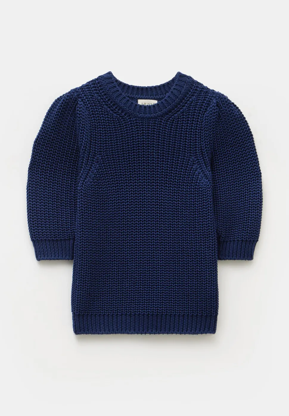 Jessie Cotton Puff Sleeve Ribbed Top