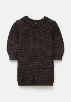Jessie Cotton Puff Sleeve Ribbed Top