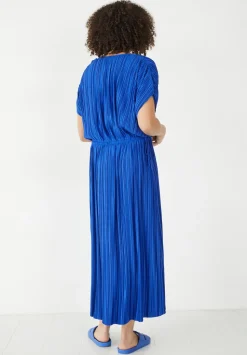 Jodie Plisse Midi Dress