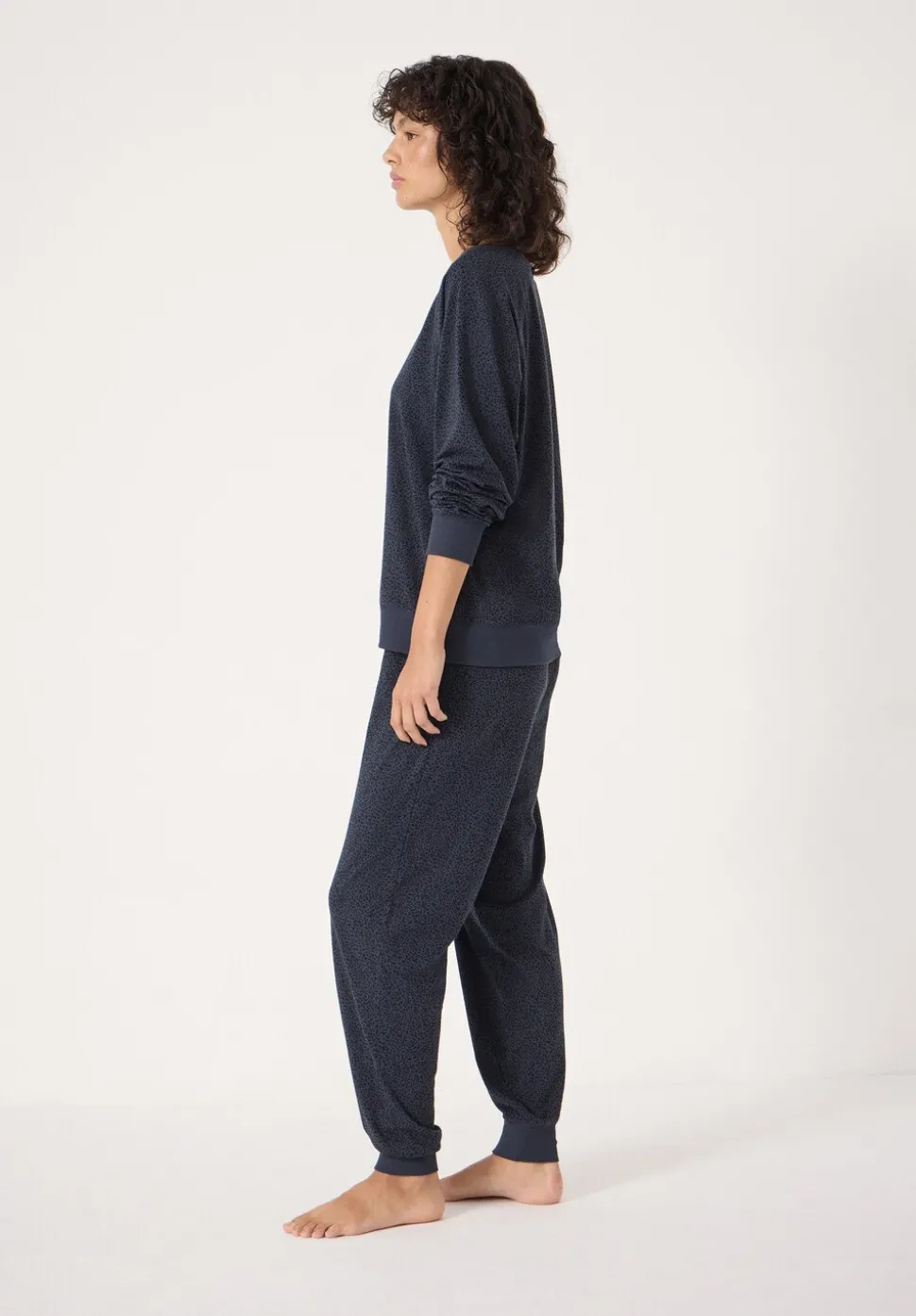 Joelle Jersey Jogger Animal Print Pyjamas