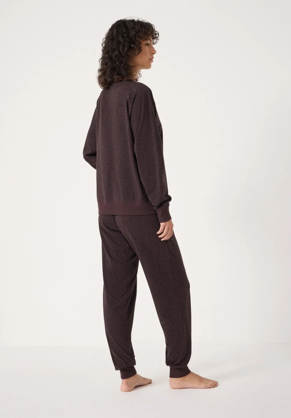 Joelle Jersey Jogger Animal Print Pyjamas