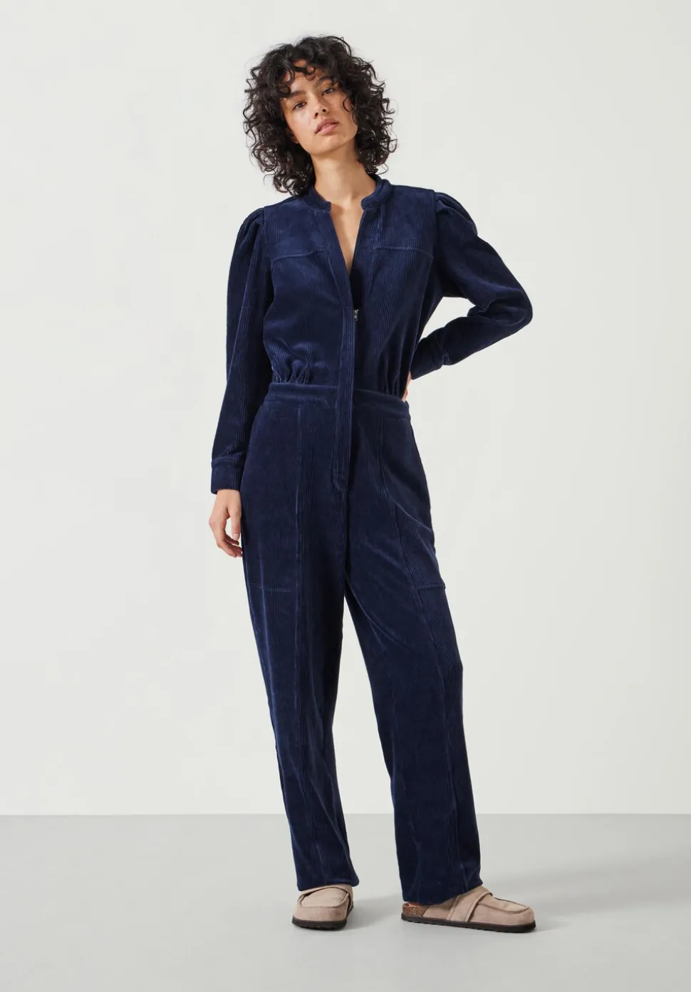 Joplin Cord Jersey Jumpsuit