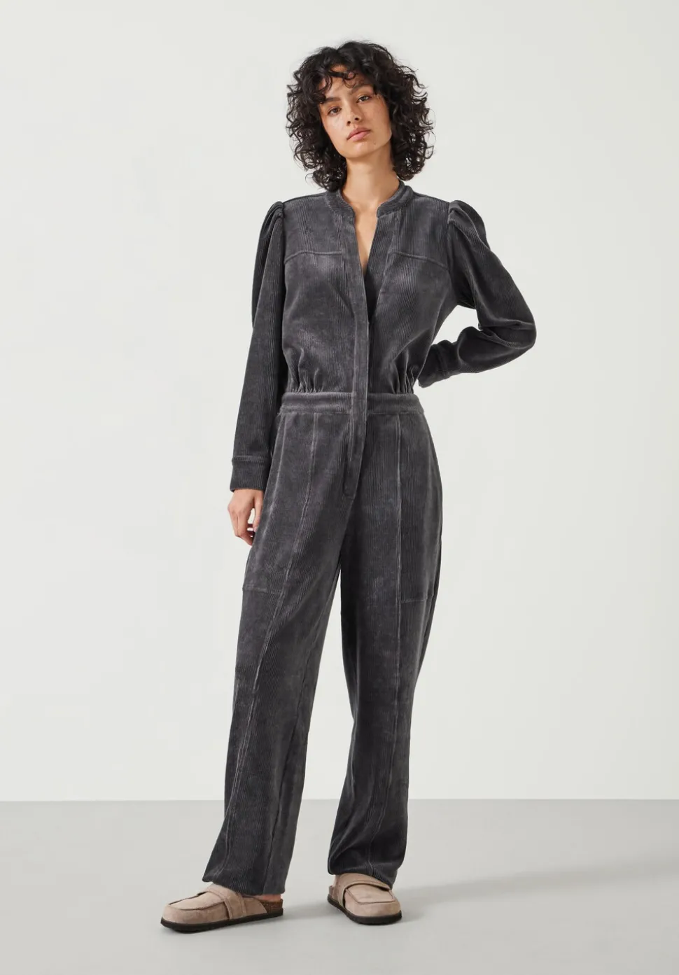 Joplin Cord Jersey Jumpsuit