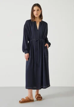 Julie Oversized Contrast Maxi Dress