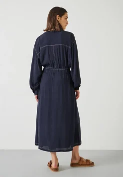 Julie Oversized Contrast Maxi Dress