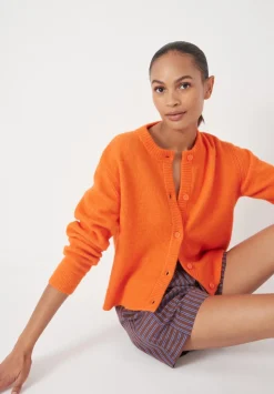 Juni Crew Neck Wool Blend Cardigan