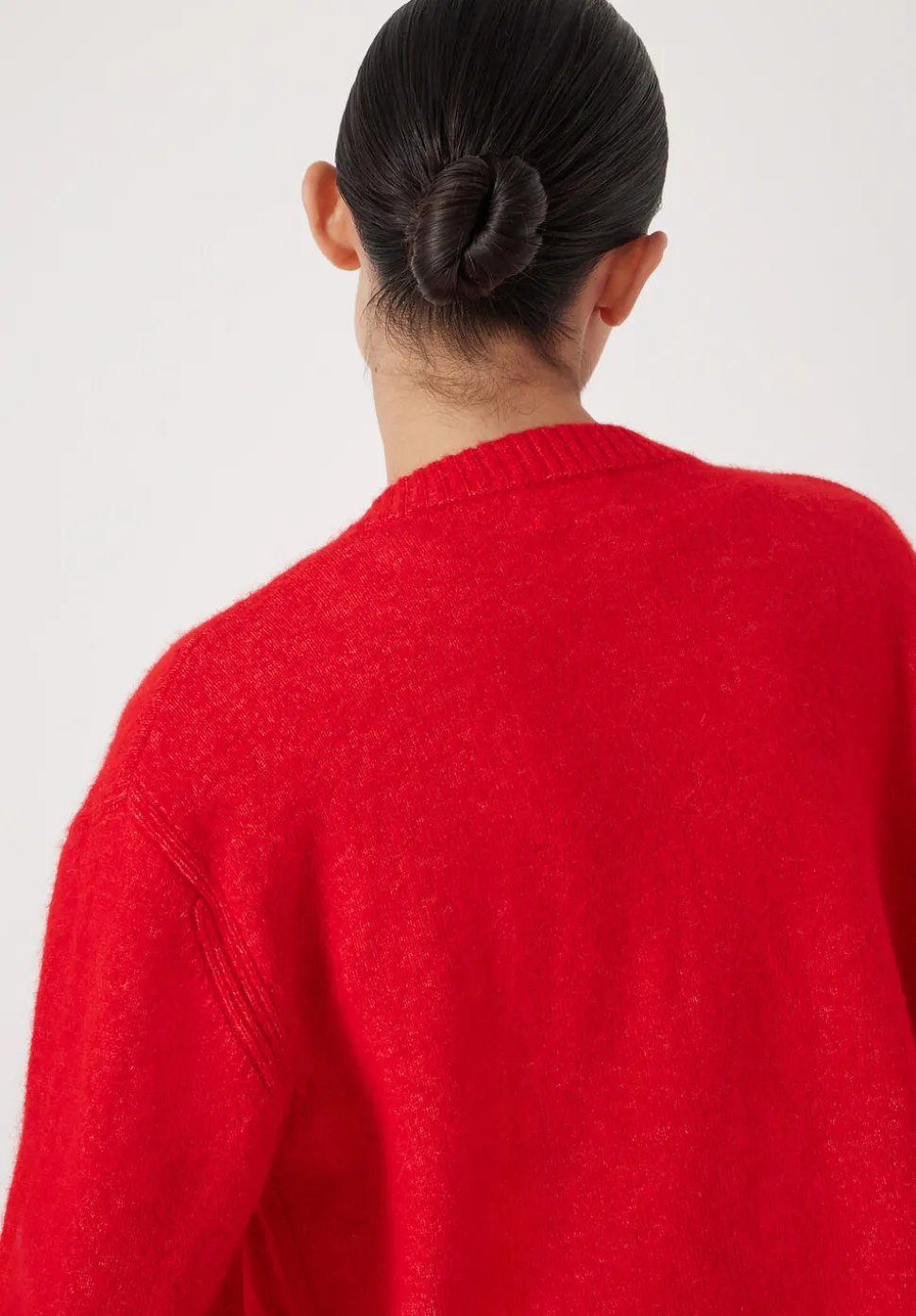 Juni Crew Neck Wool Blend Cardigan
