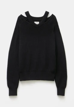 Kady Cotton Neck Detail Jumper