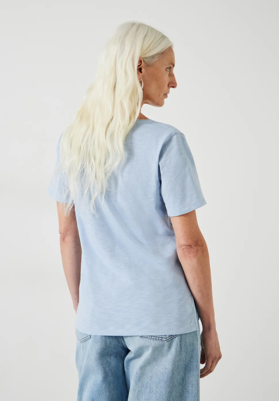 Kali Cotton Slub V-Neck T-Shirt
