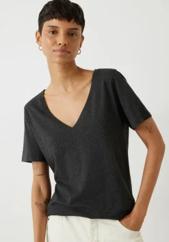 Kali Cotton Slub V-Neck T-Shirt