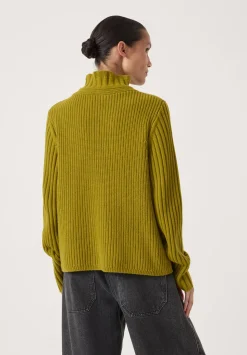 Kiley Wool Blend Frill Trim Jumper