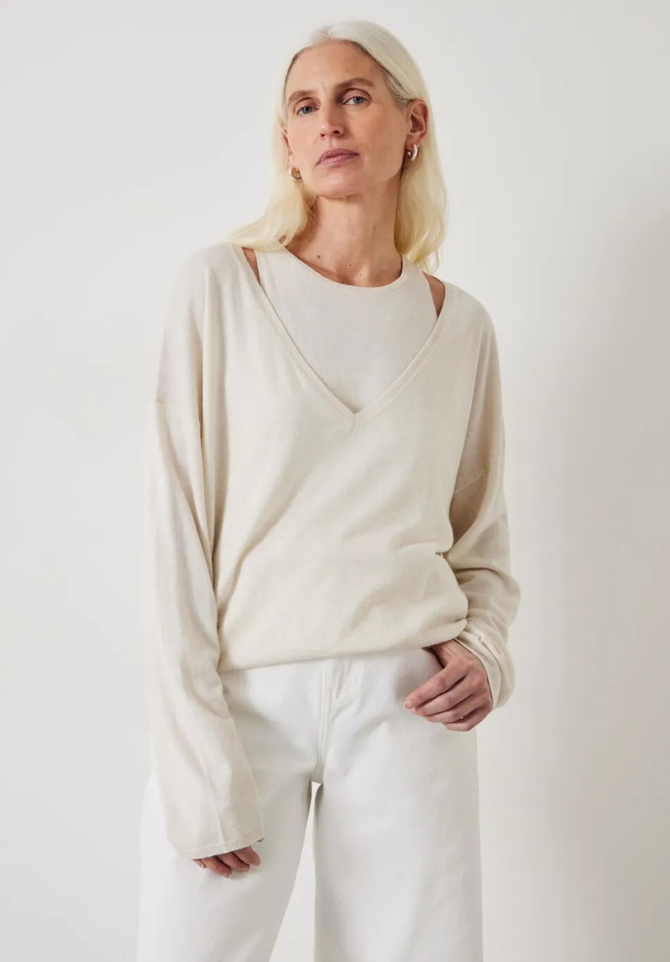 Kitty Super Slouchy Easy V Jumper