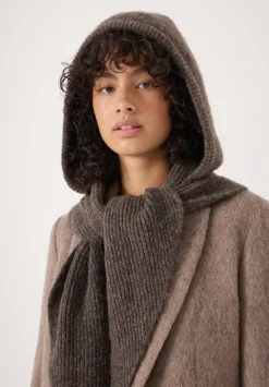 Knitted Hooded Scarf