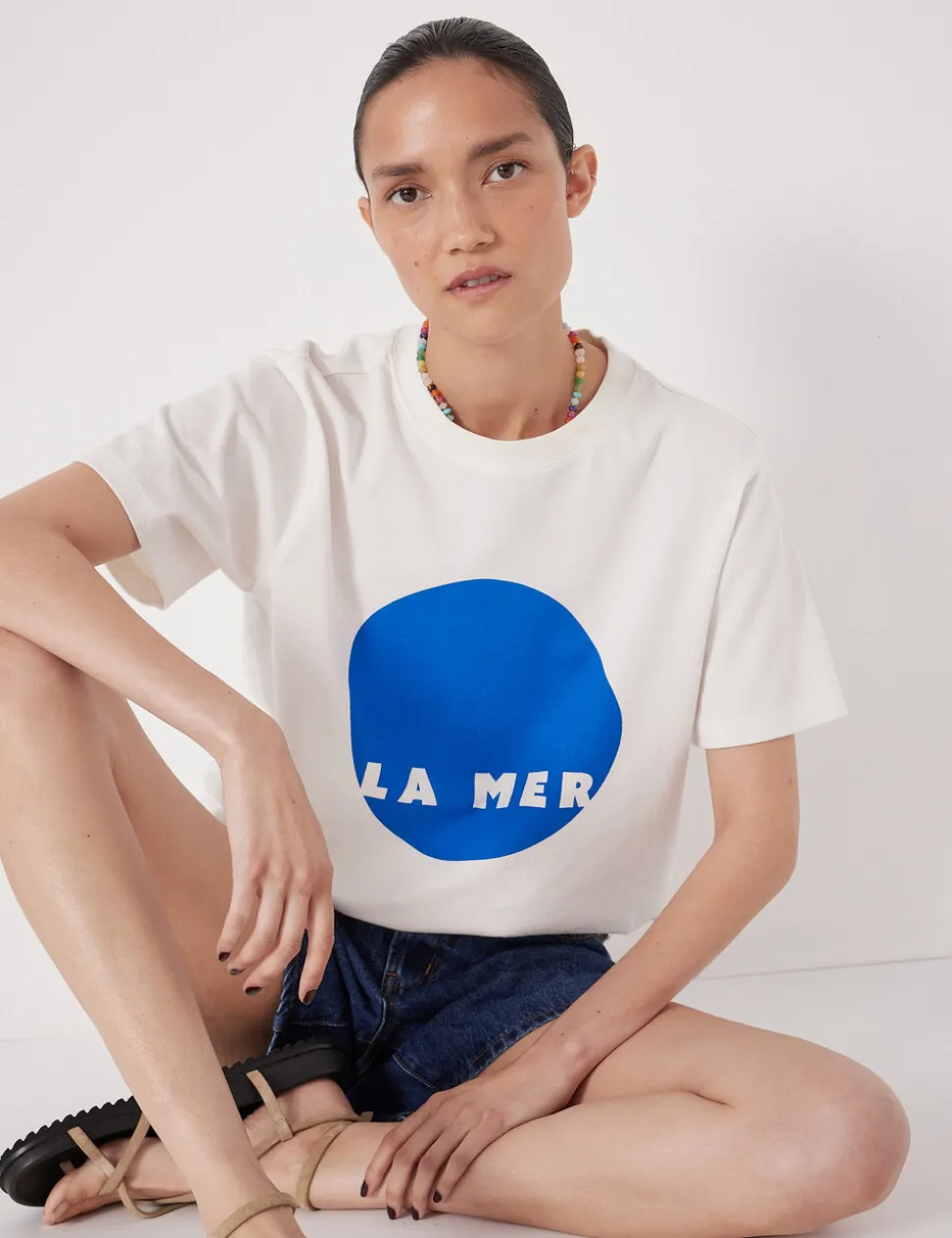 La Mer Graphic Cotton T-Shirt