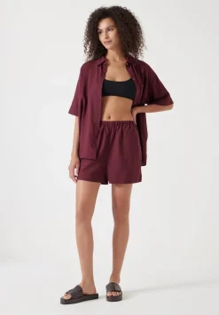Lana Linen Blend Shorts