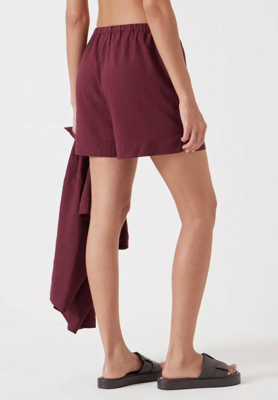 Lana Linen Blend Shorts