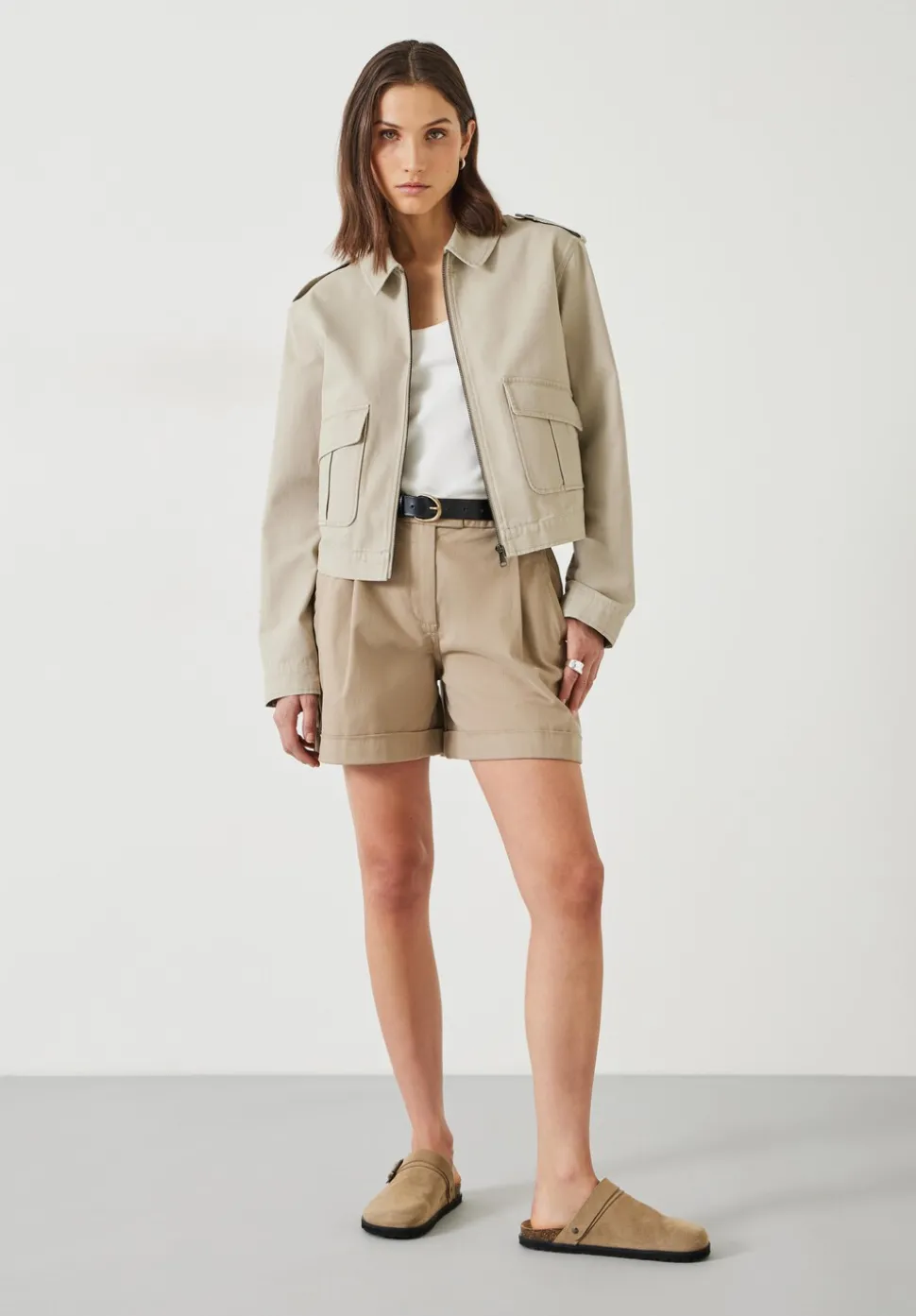 Laurie Zip Up Utility Jacket