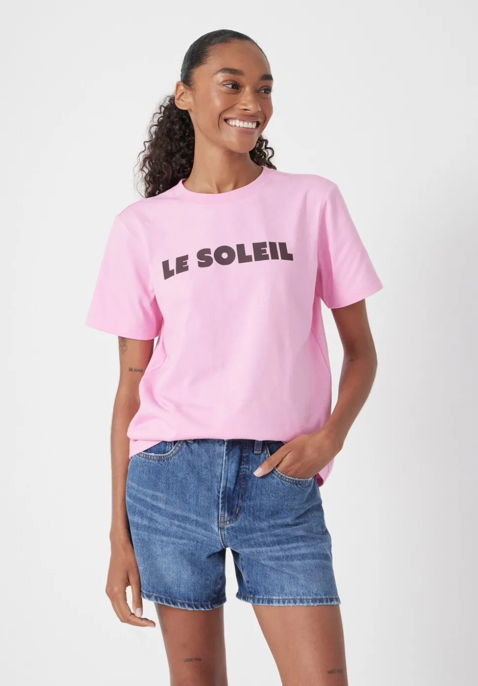Le Soleil Graphic Cotton T-Shirt