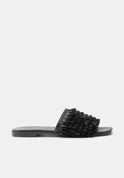 Leather Fringe Sandals