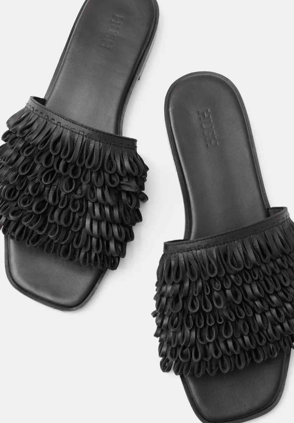 Leather Fringe Sandals