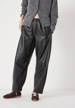 Leather Jack Barrel Trousers