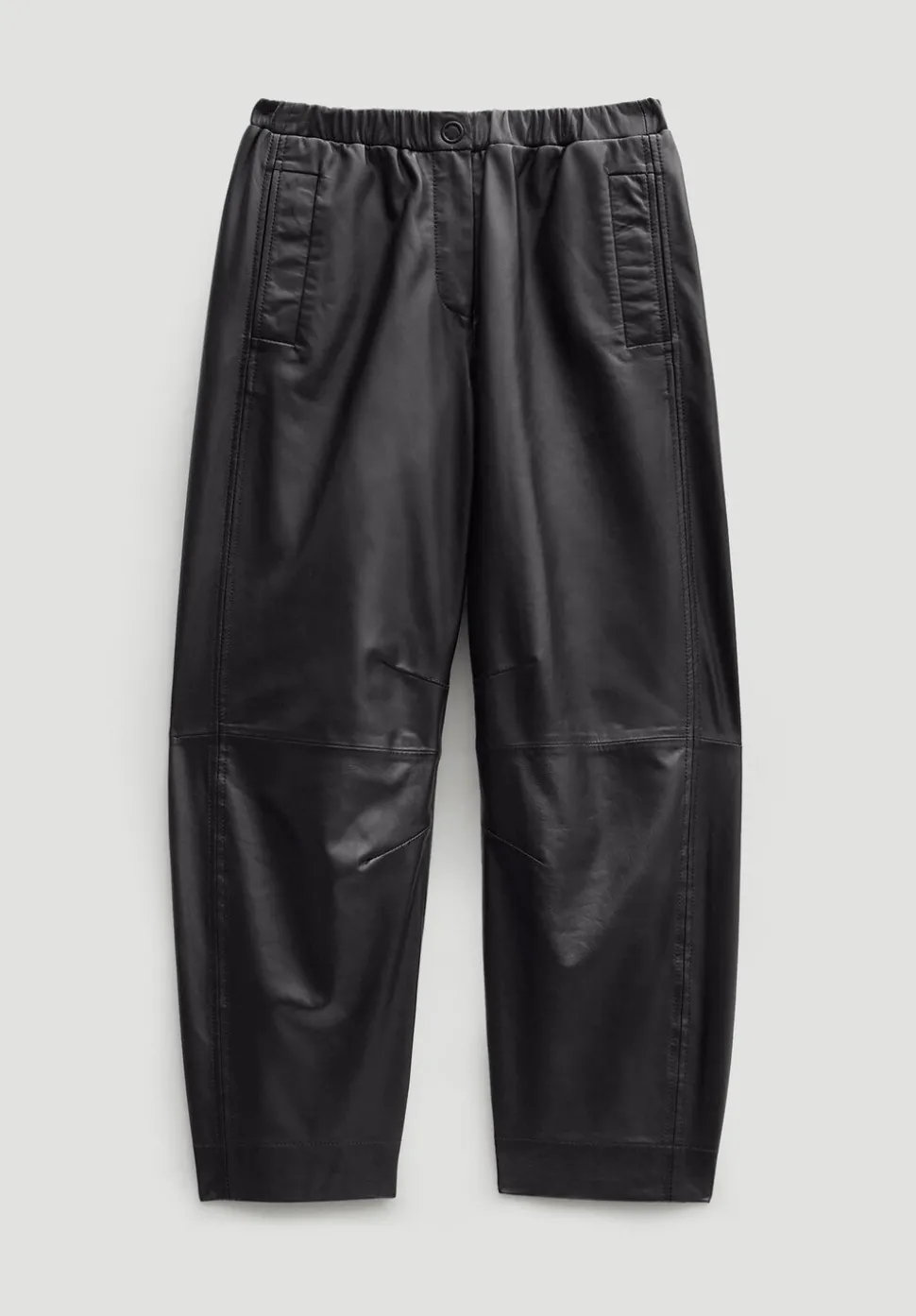 Leather Jack Barrel Trousers