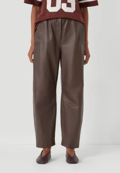 Leather Jack Barrel Trousers