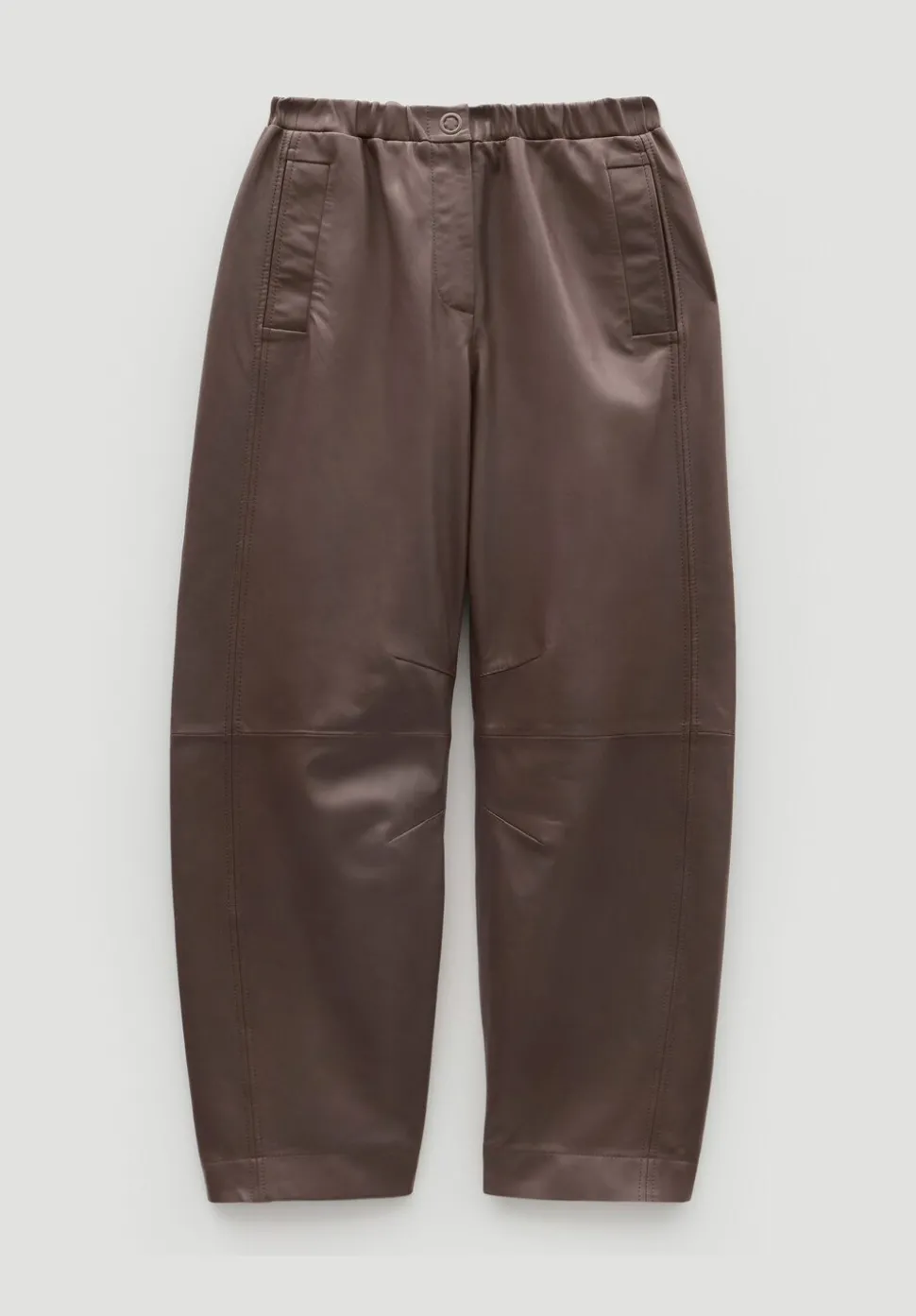 Leather Jack Barrel Trousers